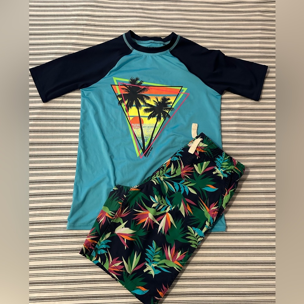 Boys Beach Outfit- Lands End size 10/12